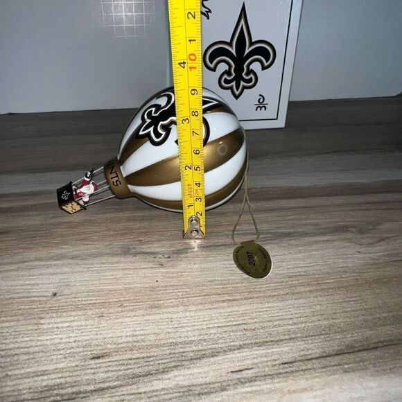 New Orleans Saints 2007 Danbury Mint Victory Balloon Christmas Ornament Original - Picture 4 of 7